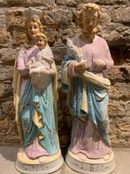 Set Jozef en Maria met kindje Jezus/ biscuit-porselein., Antiek en Kunst, Ophalen of Verzenden