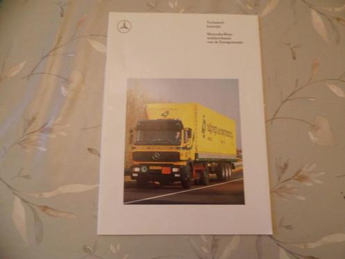 Mercedes Benz trekkerchassis Eurogeneratie, Boeken, Auto's | Folders en Tijdschriften, Zo goed als nieuw, Mercedes, Verzenden
