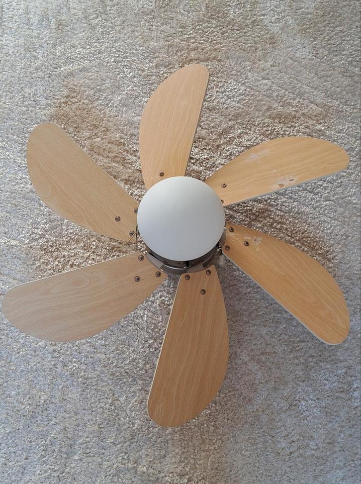 Plafondventilator met lamp model Verona., Witgoed en Apparatuur, Ventilatoren, Gebruikt, Plafondventilator, Ophalen