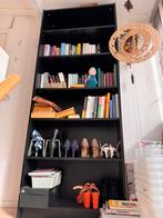 Ikea zwarte BilLy boekenkast 80x28x202 cm, Ophalen, Zo goed als nieuw, 25 tot 50 cm, 50 tot 100 cm