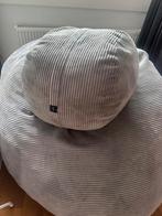 Vetsak large met poef en hoes voor klein kussentje, Huis en Inrichting, Zitzakken, Ophalen of Verzenden, Gebruikt, Grijs, Zitzak