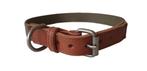 ANIMAL BOULEVARD Halsband Nek 47-55 cm Leder-Canvas -40%!!!, Ophalen of Verzenden, Handgemaakt, Nieuw