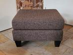 Bruine stoffen hocker - 60x70x45 cm, Huis en Inrichting, Banken | Voetenbanken en Poefen, Ophalen, 50 tot 75 cm, Stof, Rechthoekig