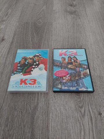 2 dvd's K3 ( 1e generatie, Karen, Kristel, Kathleen) beschikbaar voor biedingen