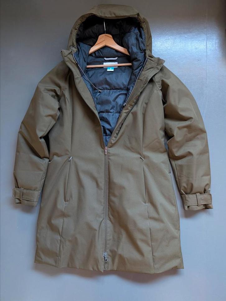 Winterjas Columbia (Autumn Rise Mid) olijfgroen mt L, Kleding | Dames, Jassen | Winter, Zo goed als nieuw, Maat 38/40 (M), Groen