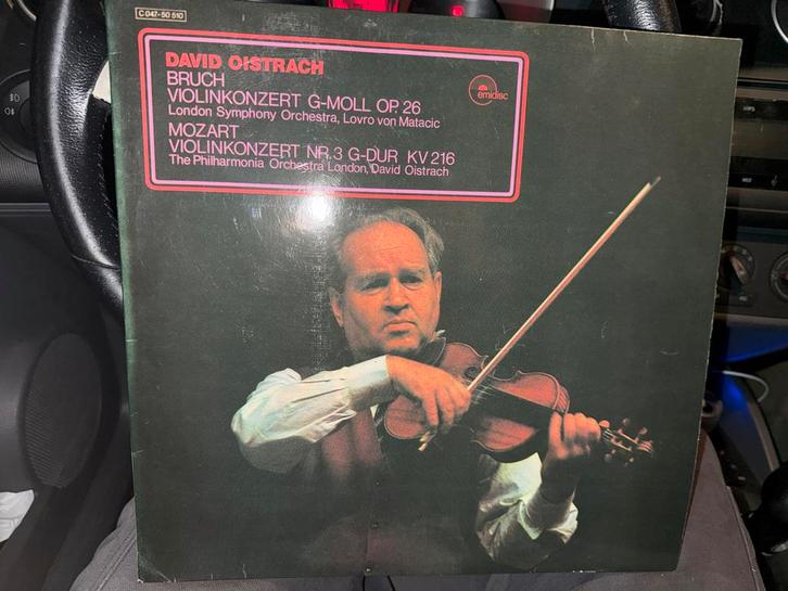 David Oistrach - Bruch & Mozart Vioolconcerten LP, Cd's en Dvd's, Vinyl | Klassiek, Gebruikt, Modernisme tot heden, Orkest of Ballet