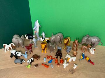 Partij playmobil dieren beschikbaar voor biedingen