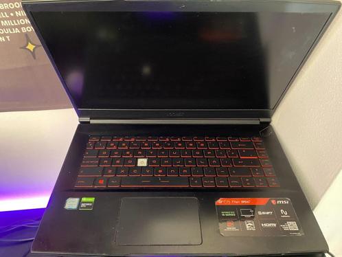 MSI GF63 Thin 9sc, Computers en Software, Windows Laptops, Gebruikt, 16 inch, SSD, 2 tot 3 Ghz, 8 GB, Qwerty, Gaming, Ophalen of Verzenden