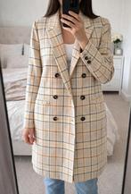 H&M Geruite Oversized Jas - Maat 34 - Nette Staat, H&M, Overige kleuren, Ophalen of Verzenden, Zo goed als nieuw