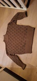 Bruine trui met patroon - Maat M, Maat 38/40 (M), Bruin, River Woods, Ophalen of Verzenden