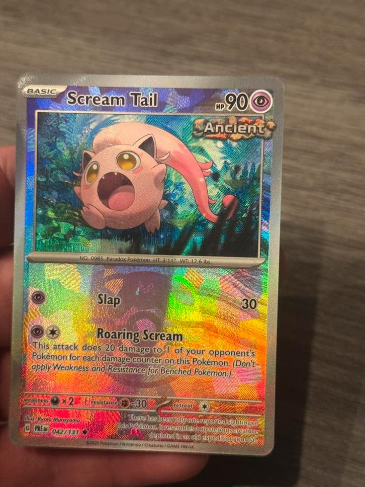 Scream tail 042/131, Hobby en Vrije tijd, Verzamelkaartspellen | Pokémon, Zo goed als nieuw, Ophalen of Verzenden