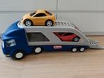 Little Tikes Vrachtauto Oplegger + 2 Auto's, Ophalen, Zo goed als nieuw