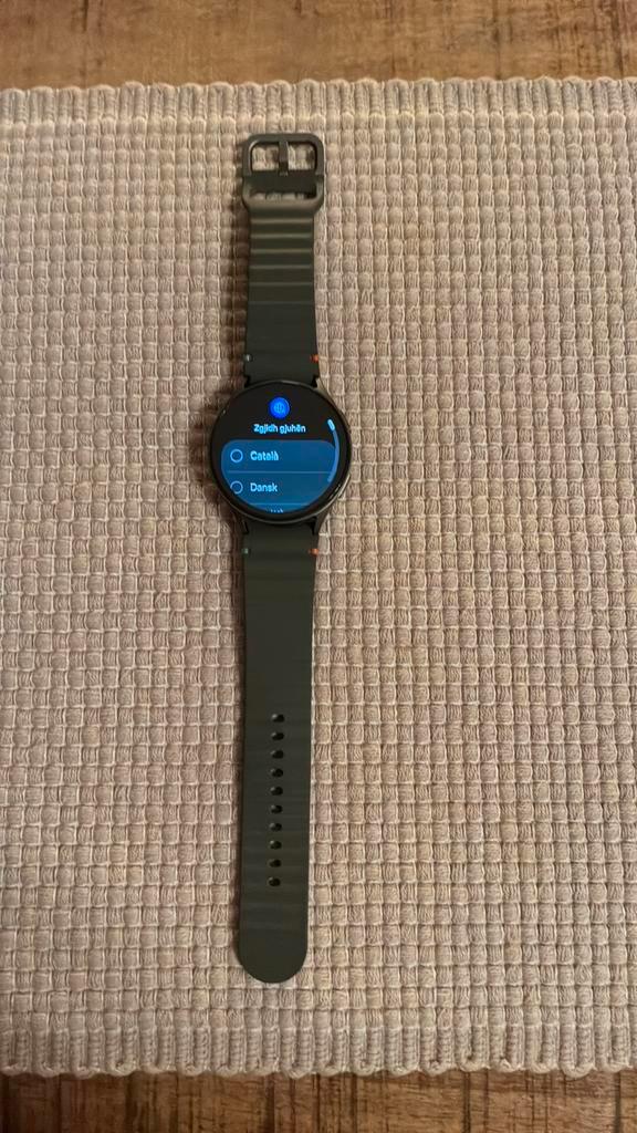 Samsung heren watch 7, Sieraden, Tassen en Uiterlijk, Smartwatches, Zo goed als nieuw, Android, Groen, Ophalen