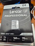 Lexar Professional 1066x, Audio, Tv en Foto, Fotografie | Geheugenkaarten, SDXC, Lexar, Nieuw, Ophalen of Verzenden