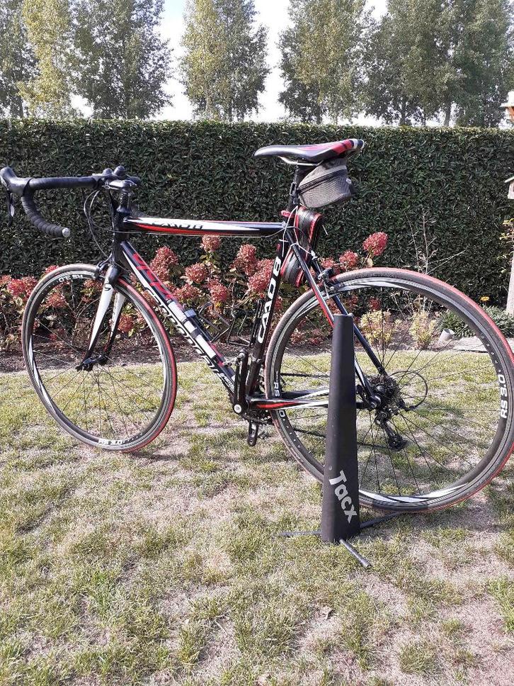 Cannondale CAAD8 56cm racefiets + Tacx trainer, Fietsen en Brommers, Fietsen | Racefietsen, Gebruikt, Heren, Overige merken, Meer dan 20 versnellingen