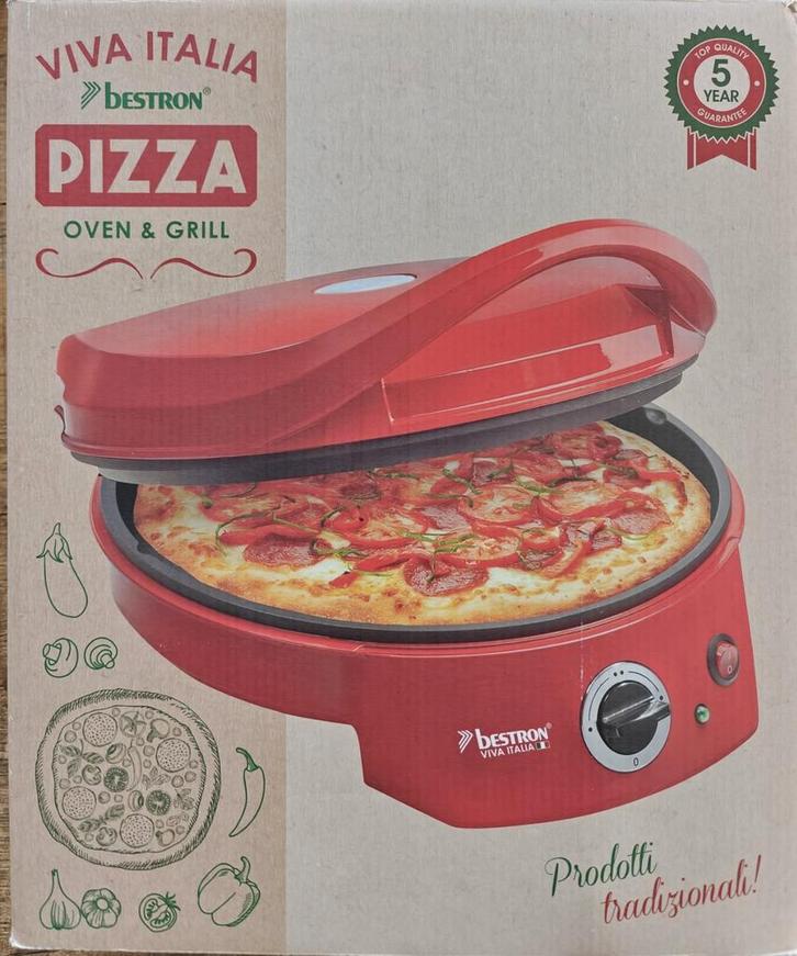 Bestron Pizza Oven & Grill - Nieuwstaat!, Witgoed en Apparatuur, Ovens, Zo goed als nieuw, Minder dan 45 cm, Ophalen