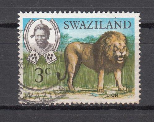 Swaziland man met een Leeuw, Postzegels en Munten, Postzegels | Afrika, Gestempeld, Overige landen, Verzenden