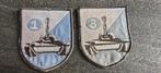 Vietnam War ARVN 1st and 3rd Armored TANK Battalion Patches., Ophalen of Verzenden, Landmacht, Amerika, Embleem of Badge