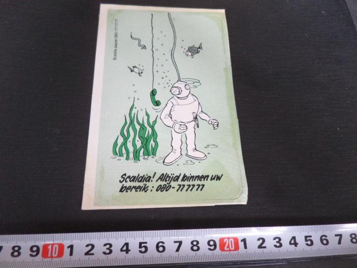 sticker Nijmegen SCALDIA altijd binnen uw bereik DUIKER, Hobby en Vrije tijd, Stickers en Plaatjes, Zo goed als nieuw, Sticker