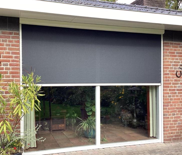 Nieuwe Elektrische Screen Antraciet 1895 x 2960 mm, Tuin en Terras, Zonneschermen, Nieuw, Screen, 150 tot 300 cm, 250 cm tot 450 cm