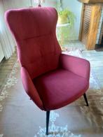 Mooie donker rose stoel, Ophalen, Zo goed als nieuw, 75 tot 100 cm, 50 tot 75 cm