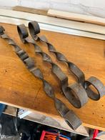 Smeedijzer openhaard ornament gevlochten, Ophalen of Verzenden, Vrijstaande haard, Houthaard