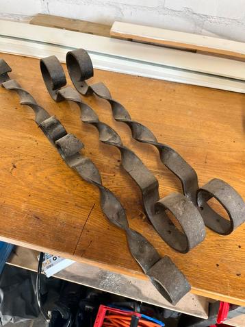 Smeedijzer openhaard ornament gevlochten beschikbaar voor biedingen