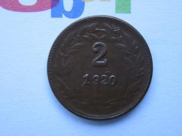 Honduras 2 centavos 1920 KM71, kwaliteit prachtig