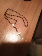 Vintage Olijfhouten Rozenkrans, Antiek en Kunst, Ophalen