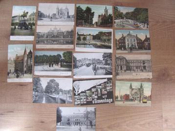 's-Gravenhage 17 ansichtkaarten 1904 -1908 beschikbaar voor biedingen