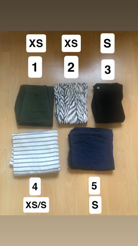 Meiden broeken maten XS/S (37,5 voor de 5 broeken samen), Kleding | Dames, Broeken en Pantalons, Ophalen of Verzenden