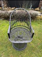 Polyester stoel, Huis en Inrichting, Stoelen, Ophalen, Kunststof, Gebruikt, Zwart