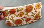 Origineel vintage toilettas jaren 1970 Flower Power (AT6), Ophalen of Verzenden, Gebruikt