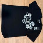 Versace Jeans Couture Black Silver Baroque T‑shirt, Kleding | Heren, Maat 48/50 (M), Zwart, Ophalen of Verzenden, Privacy@versace.it
