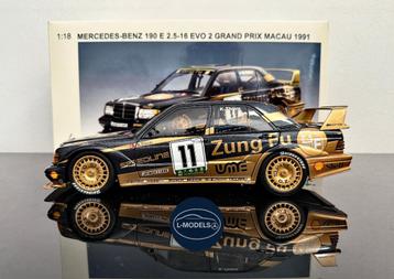 AutoArt Mercedes-Benz 190E 2.5-16 EVO2 GP Macau '91 - Ludwig beschikbaar voor biedingen