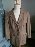 Wollen en cashmere blazer c&a mt 42, Beige, Maat 42/44 (L), Ophalen of Verzenden, Zo goed als nieuw