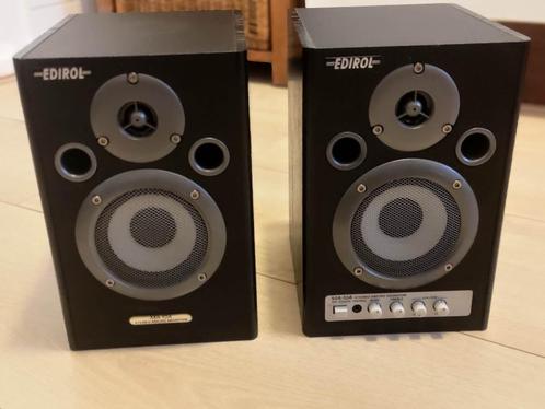 Roland Edirol MA-10A actieve studio speakers, Audio, Tv en Foto, Luidsprekers, Gebruikt, Front, Rear of Stereo speakers, Minder dan 60 watt