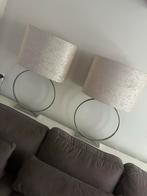 2 Eric Kuster Stijl Lampen - Zilver/Chroom, Ophalen, Gebruikt, Metaal, 50 tot 75 cm