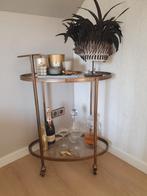 BePureHome bijzettafel trolley barcart bruin koper, Huis en Inrichting, Tafels | Bijzettafels, Ophalen, Zo goed als nieuw, 75 cm of meer