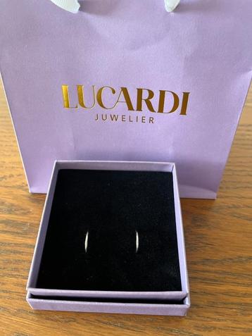 Lucardi nieuw zilver oorringen 15mm beschikbaar voor biedingen