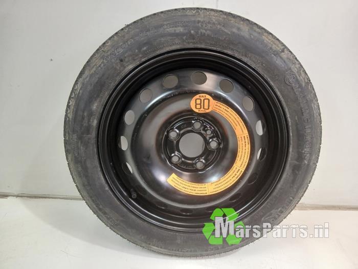Reservewiel van een Fiat Punto, Auto-onderdelen, Banden en Velgen, Velg(en), Personenwagen, Gebruikt, 3 maanden garantie, Ophalen of Verzenden