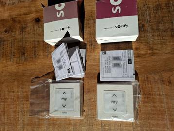 2 stuks Somfy Smoove RTS wandschakelaar wit beschikbaar voor biedingen