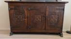 Dressoir hout met snijwerk (oud), Ophalen, 25 tot 50 cm, 100 tot 150 cm