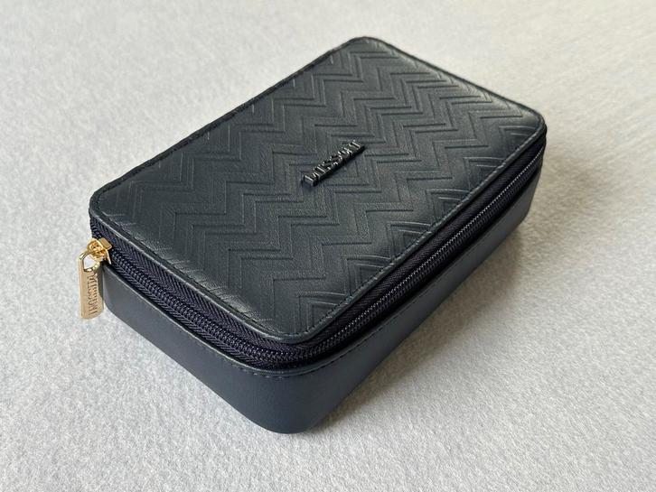 MISSONI Delta Businessclass Toilettas - Nieuw!, Sieraden, Tassen en Uiterlijk, Beautycases, Nieuw, Softcase, Blauw, Ophalen of Verzenden