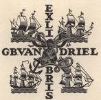 0453 Ex Libris Nederland : Mia Pot-van Regteren Altena, 1946, Verzenden
