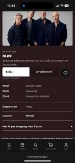 1x Blof Tivoli Utrecht 7 december, Tickets en Kaartjes, Eén persoon, December
