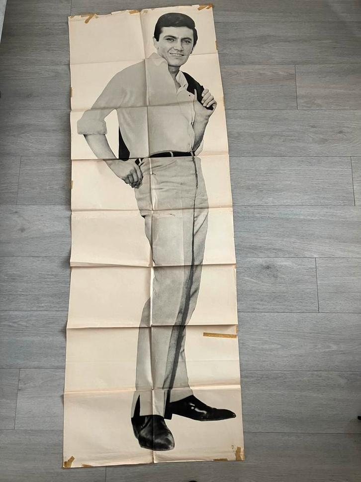 Poster Rex Gildo, Verzamelen, Posters, Gebruikt, Film en Tv, Deurposter of groter, Rechthoekig Staand, Ophalen of Verzenden