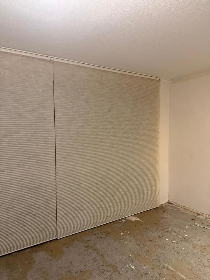 Luxaflex Plissé Shades – Grote maat, Huis en Inrichting, Stoffering | Gordijnen en Lamellen, Gebruikt, 200 cm of meer, Crème, Ophalen