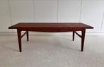 Vintage design tafel, salontafel, teak, 140 x 60 cm, Ophalen, 100 tot 150 cm, Midcentury modern, Teakhout