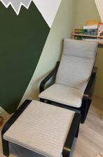 Mooie relaxstoel met voetenbank, Tuin en Terras, Ophalen, Zo goed als nieuw, Hout